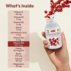 ANDREW LESSMAN Vitamina B12 500 mcg - 180 Cápsulas - Metilcobalamina Natural con Complejo B
