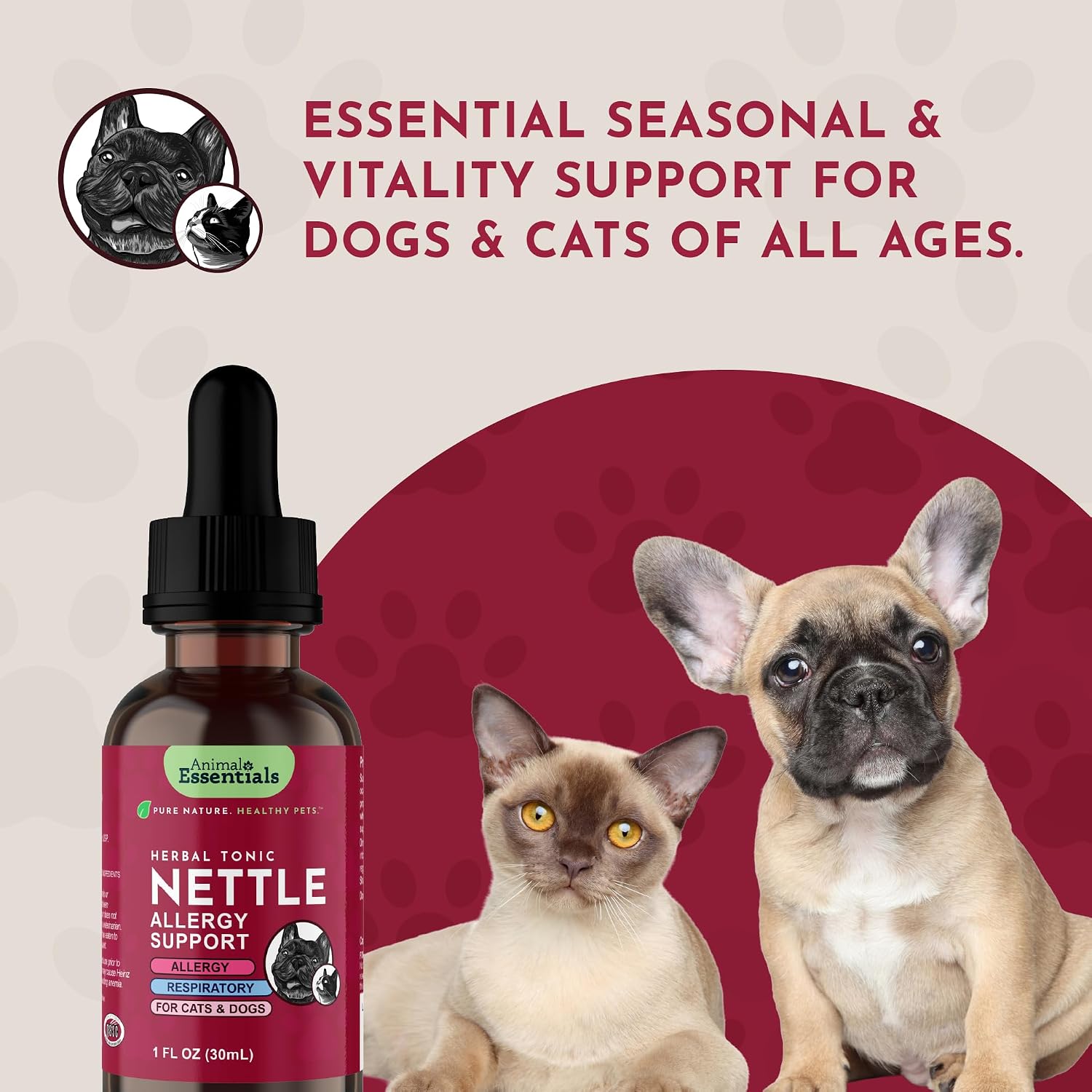 Animal Essentials - Extracto herbal de ortiga, 60 ml