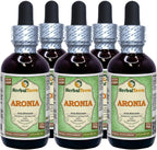 Extracto Líquido de Aronia (Aronia Melanocarpa) - HerbalTerra, 4 botellas de 118 ml