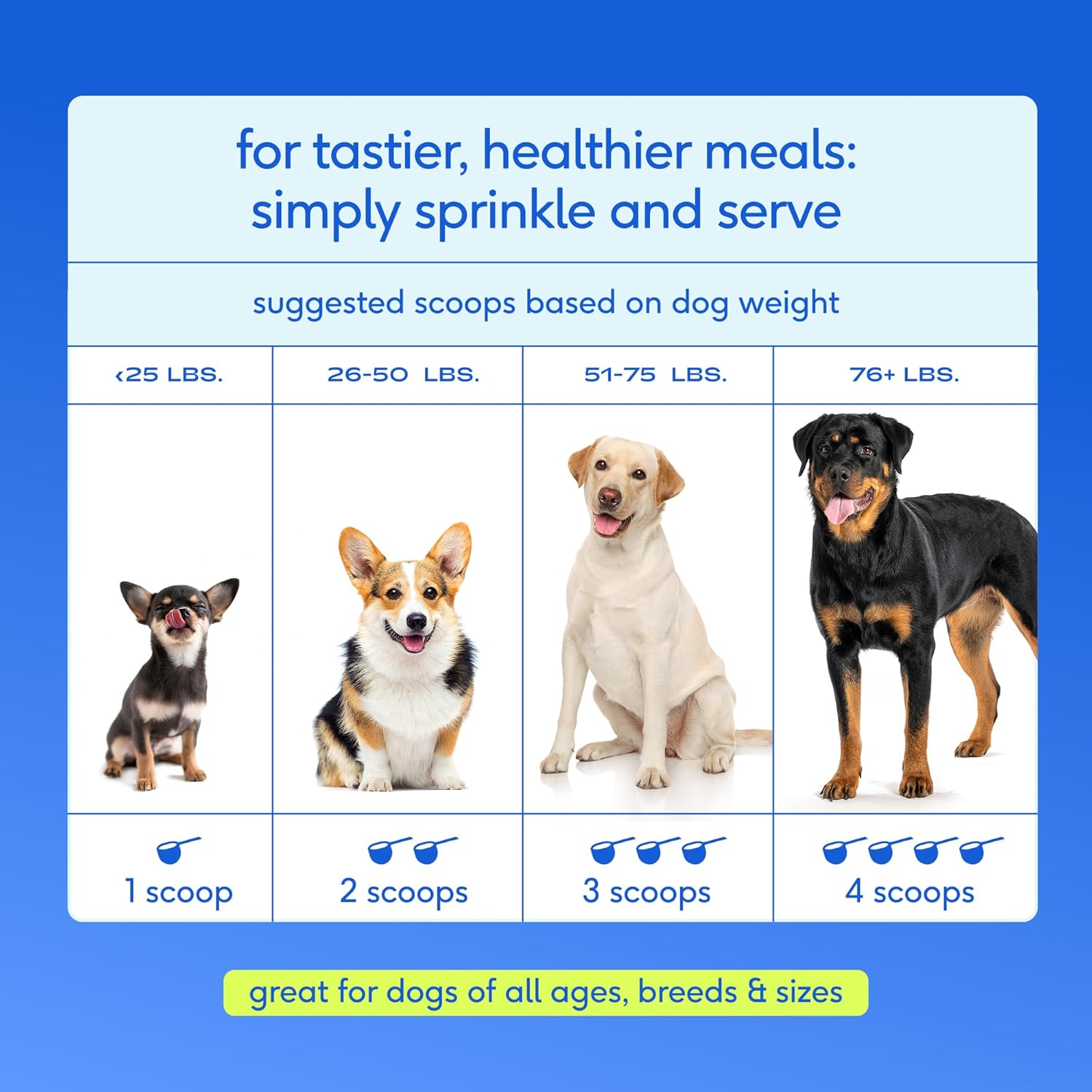 Native Pet The Daily Dog Vitamins & Supplements – Multivitamínico 11-en-1 en Polvo para Perros – 90 Dosis
