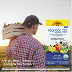 Country Life RealFood Organics for Men – Multivitamínico Orgánico para Hombre, 60 Comprimidos