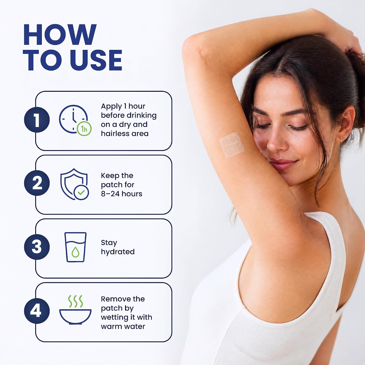 Recovery Patches 42 Parches - Recupérate y Despierta Renovado con Ingredientes Naturales