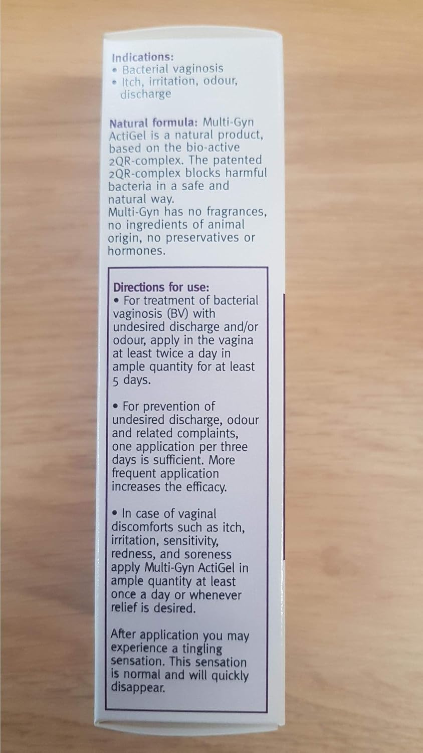 Multi-gyn Actigel - Gel íntimo bioactivo para el bienestar vaginal, 50ml