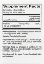 California Gold Nutrition Vitamina D3 para Bebés - 10 ml (400 UI por gota)
