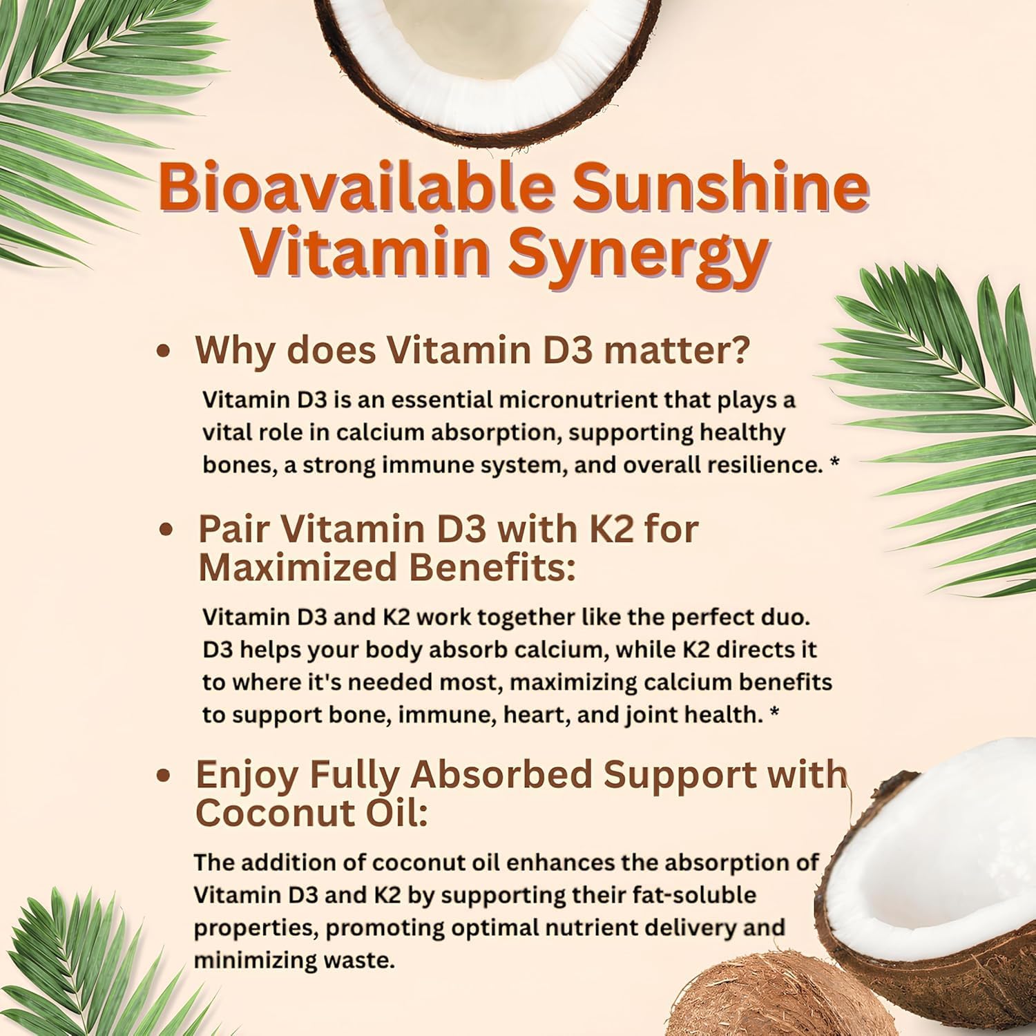 Micro Ingredients Vitamina D3 10000 UI + K2 MK-7 200 mcg, 300 Cápsulas Blandas