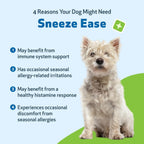 Pet Wellbeing Sneeze Ease for Dogs - Occasional Sneezing and Seasonal Allergy Relief - Vet-Formulated Herbal Supplement 2 oz (59 ml)