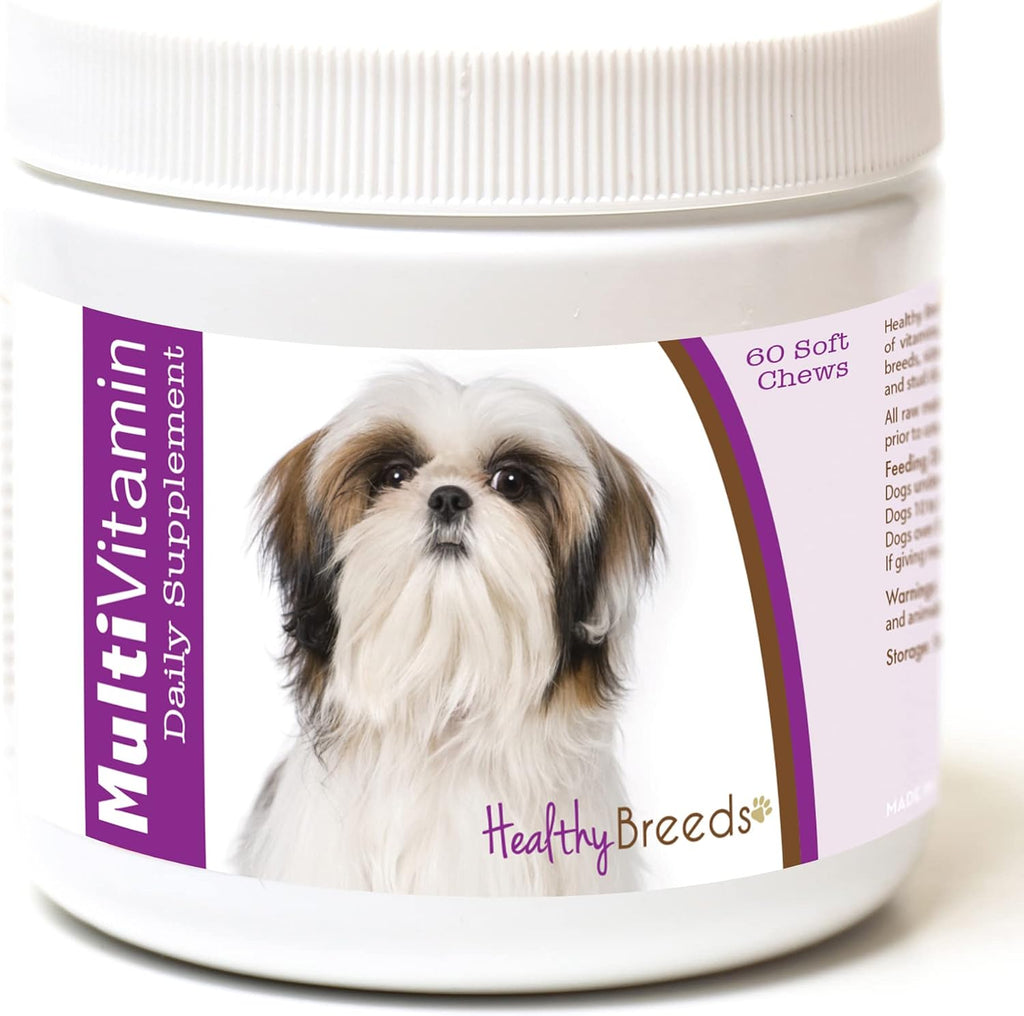 Healthy Breeds Shih Tzu All-in-One Multivitamin for Dogs - 60 Soft Chews