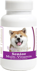 Healthy Breeds Akita Senior Dog Multivitamin Tablets 60 Count