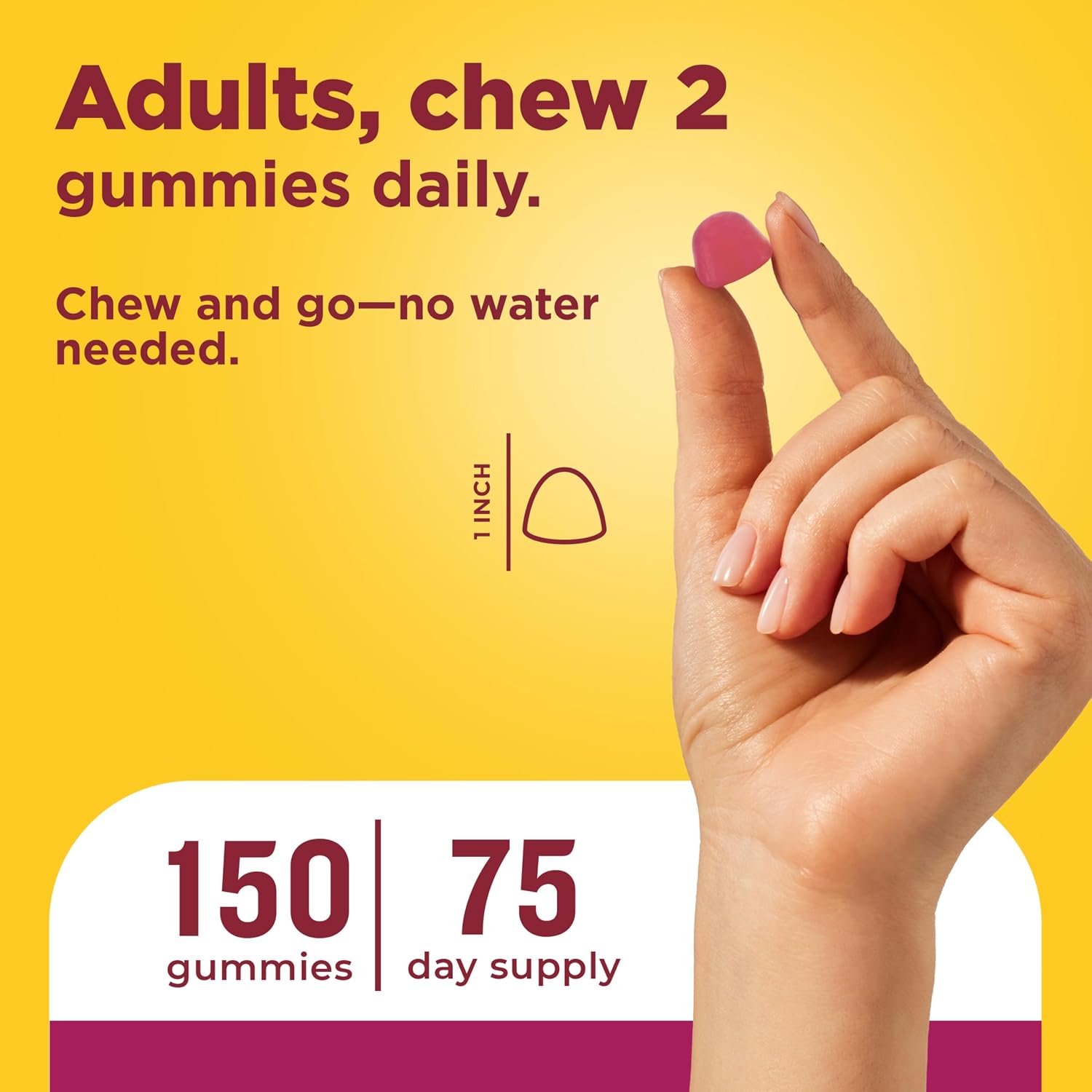 Nature Made Multivitamínico para Mujeres en Gominolas, 150 Gominolas (75 Días)