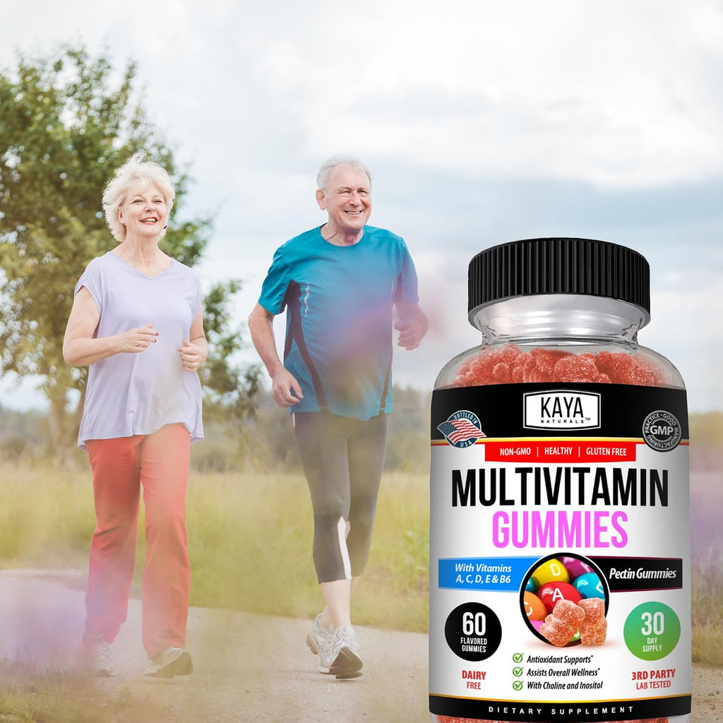 Kaya Naturals Adult Multi Vitamin Gummy - 60 Gominolas Multivitamínicas para Adultos