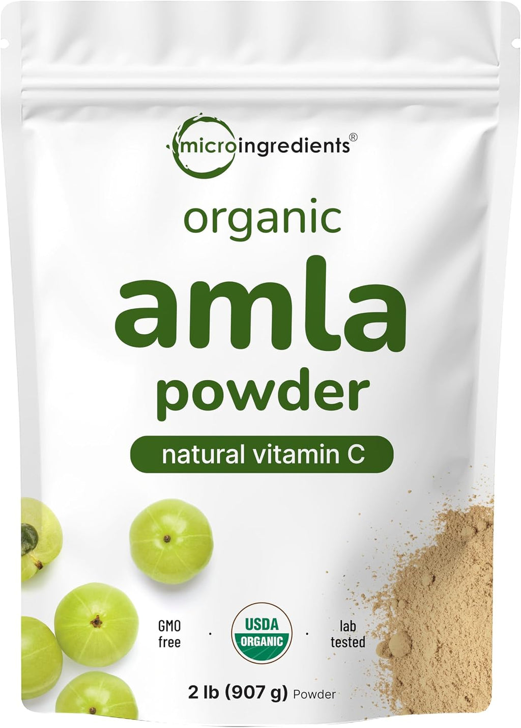Organic Amla (Amalaki) Powder | 907g | Micro Ingredients