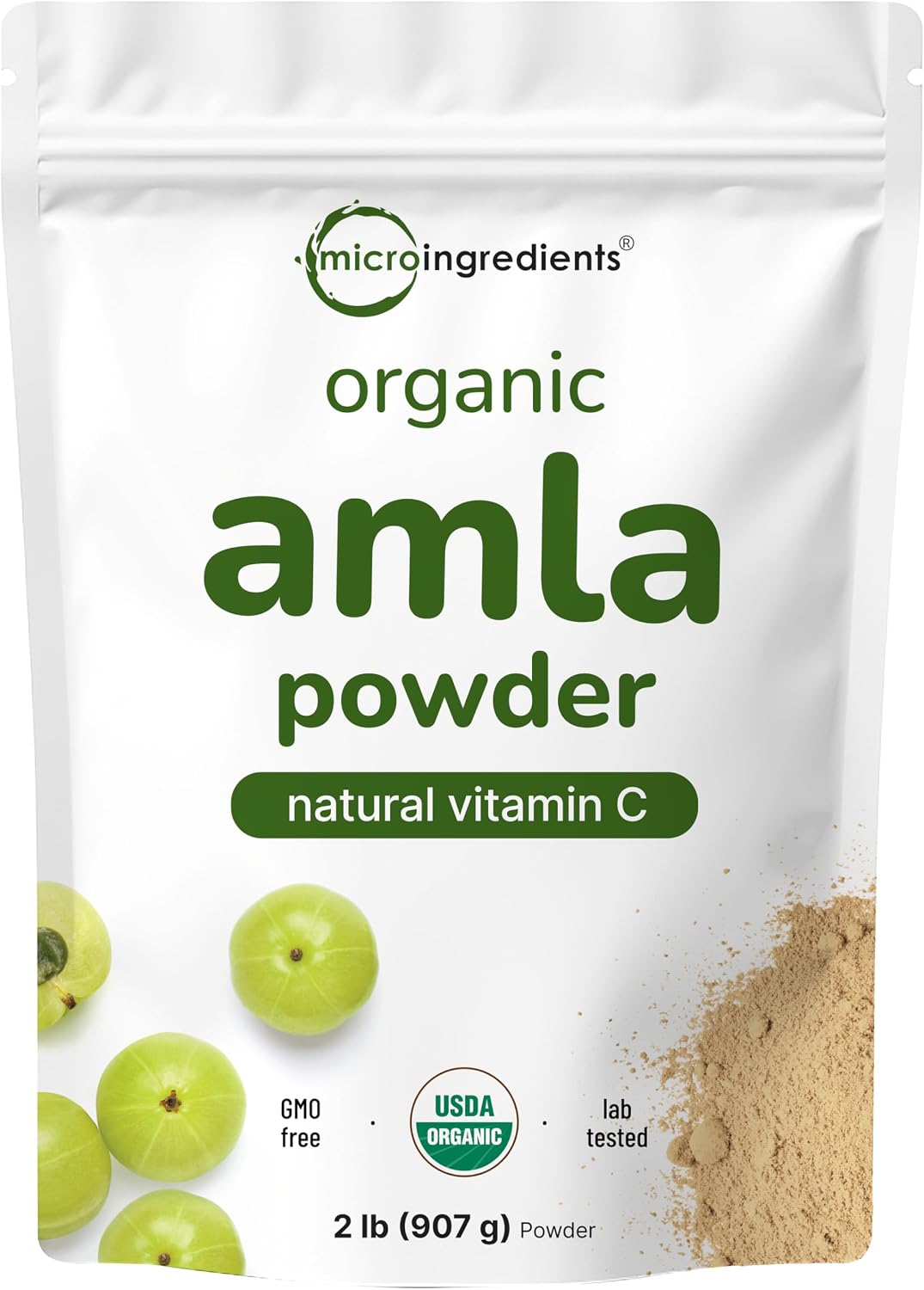 Organic Amla (Amalaki) Powder | 907g | Micro Ingredients