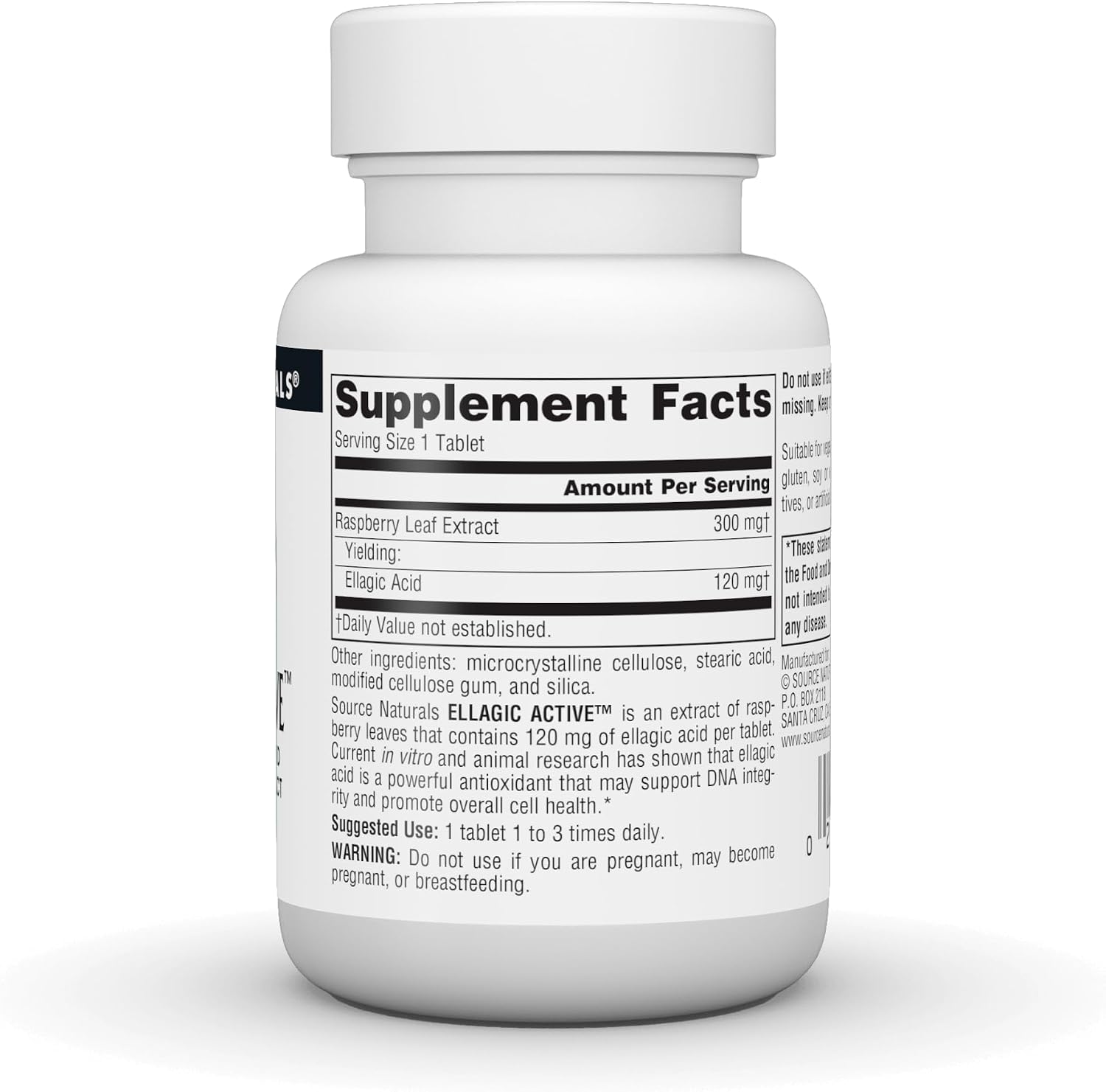 Source Naturals Ellagic Active 300mg - 30 Comprimidos