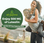 Ulmubra Luteolina Liposomal 500mg, Máxima Absorción, 60 Cápsulas Blandas