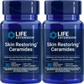 Life Extension Ceramidas Restauradoras de la Piel, 30 Cápsulas Vegetarianas Líquidas (Paquete de 2)
