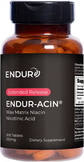 ENDUR-ACIN Niacina B3 Liberación Prolongada 250 mg - 200 Comprimidos