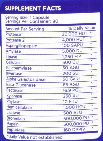 Zenesis Labs Digestive Enzymes - Multienzima Digestivo con 18 Enzimas - 90 Cápsulas – Image 8