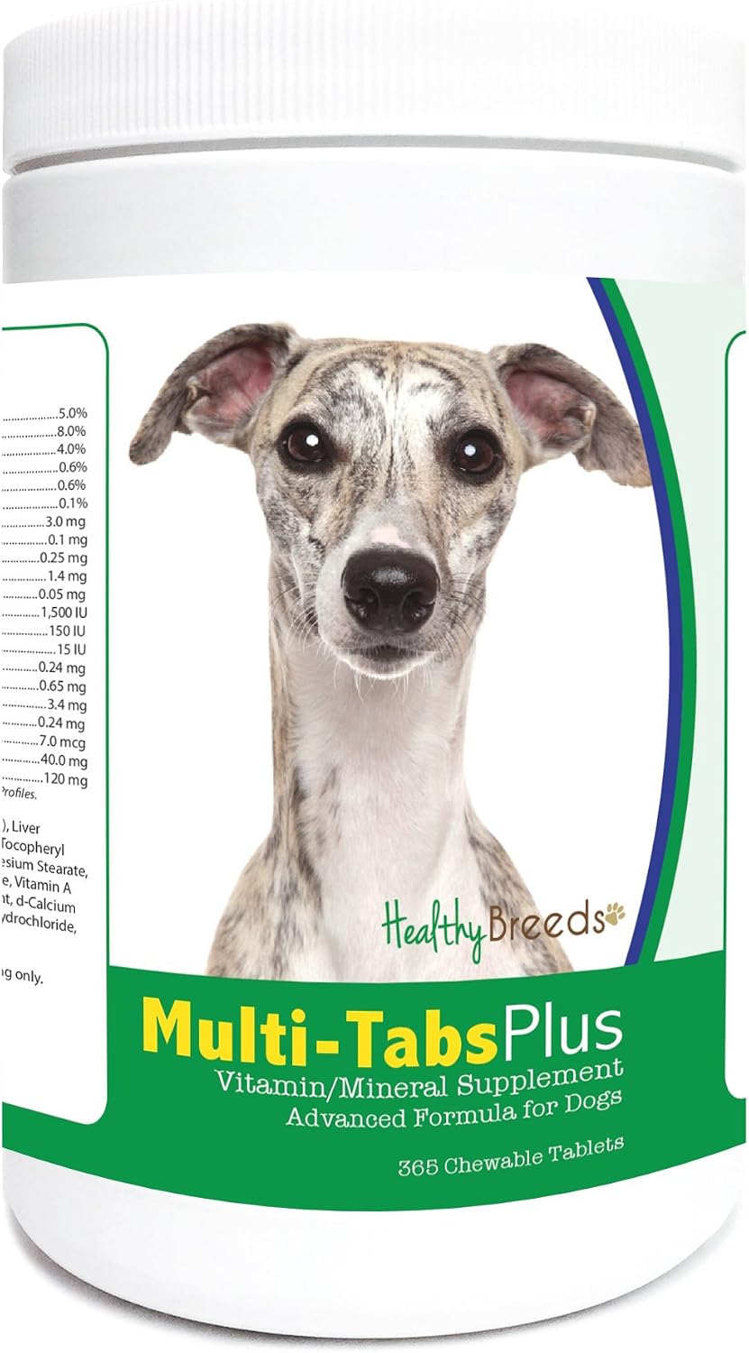 Healthy Breeds Whippet Multi-Tabs Plus Comprimidos Masticables 365 Unidades