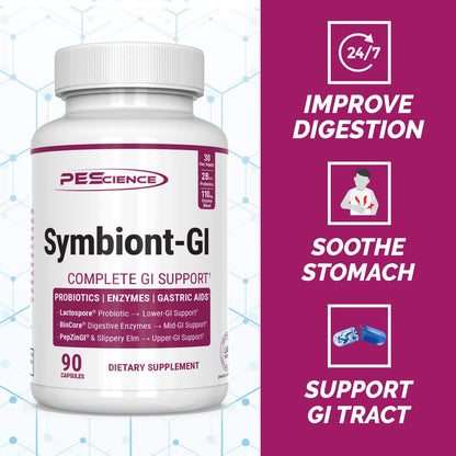 PEScience Symbiont-GI Cápsulas para la Salud – Biocore Optimal Complete Enzyme Blend: Una mezcla de enzimas – Image 6