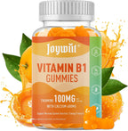 Joywiit Vitamin B1 Gummies 100mg con Calcio, 60 gominolas masticables