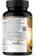 HAIROGAIN DHT Blocker - Biotina 10000 mcg, Colágeno y Vitaminas para el Cabello (60 Comprimidos)