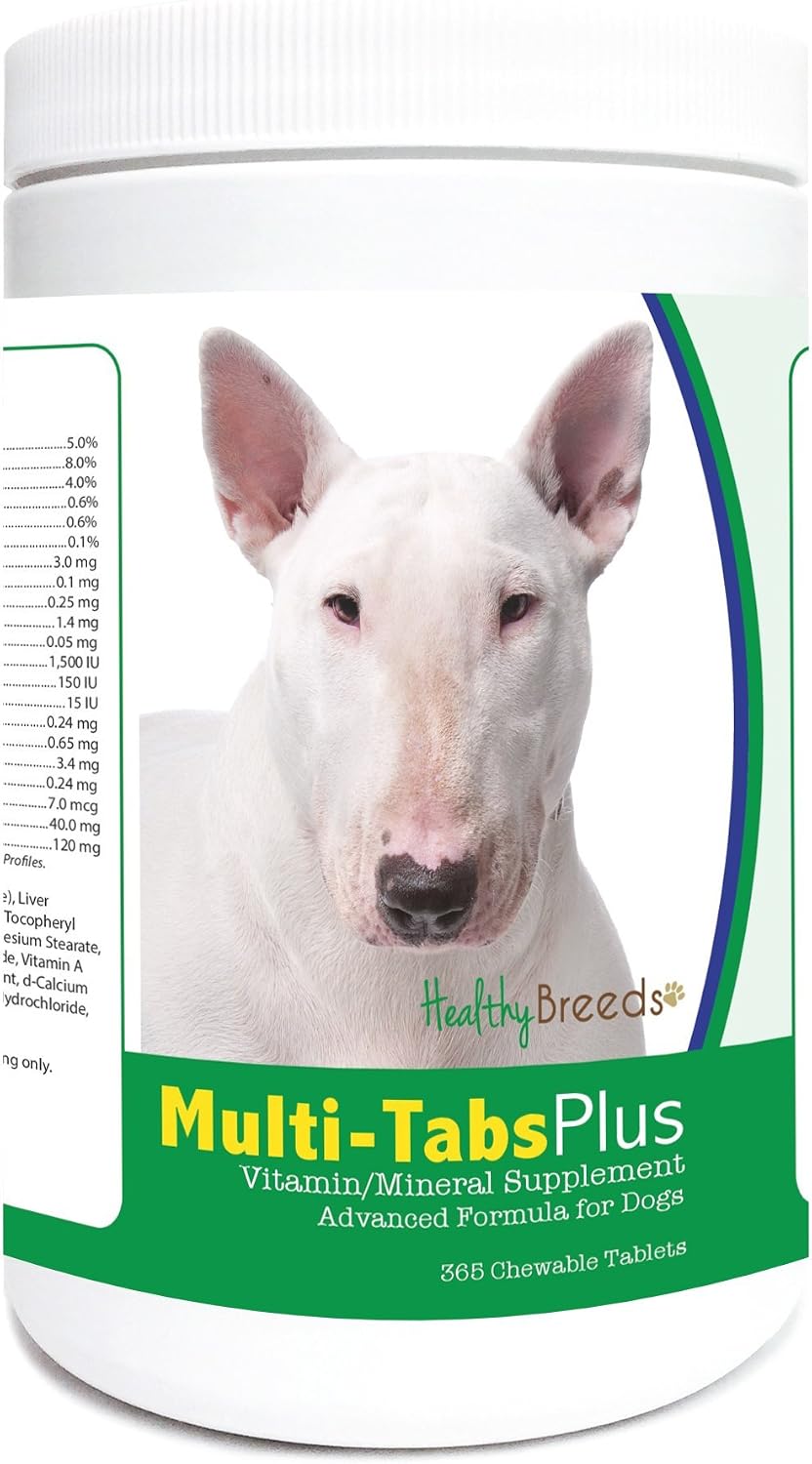 Healthy Breeds Bull Terrier Multi-Tabs Plus Comprimidos Masticables 365 Unidades