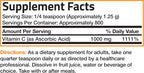Bronson Vitamina C en Polvo - Ácido Ascórbico Puro No Transgénico - 1 kg