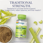 Solaray Semilla de Apio, 505mg, 100 Cápsulas Vegetales