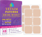 YETAIM Parches de Recuperación para Hombres y Mujeres: 48 Parches – Potencia y Recuperación Rápida – Soporte Día y Noche – Color Púrpura Poderoso