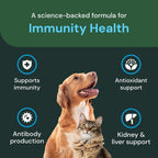 VETRISCIENCE Masticables de Apoyo Inmunológico DMG para Perros y Gatos - Sabor Pollo - 50 Unidades