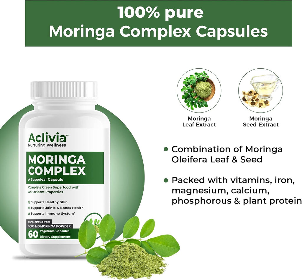 Moringa Complex - 5000mg - 60 Cápsulas