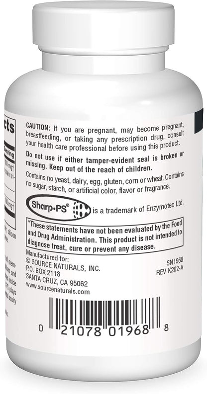 Source Naturals Phosphatidyl Serine Matrix 500mg, 60 Cápsulas Blandas – Image 2