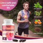 Suplemento Cardiovascular 3000mg – Vitaminas, Probióticos, Omega-3 y CoQ10 – Mezcla Sinérgica para Adultos – 90 Cápsulas Blandas