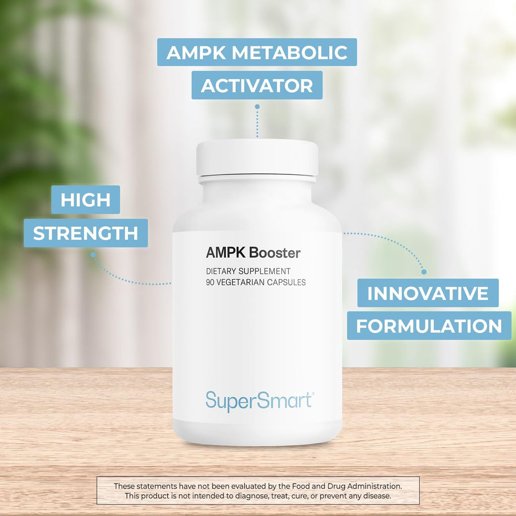 Supersmart - AMPK Booster - Activador Metabólico con Berberina - 90 Cápsulas Vegetarianas