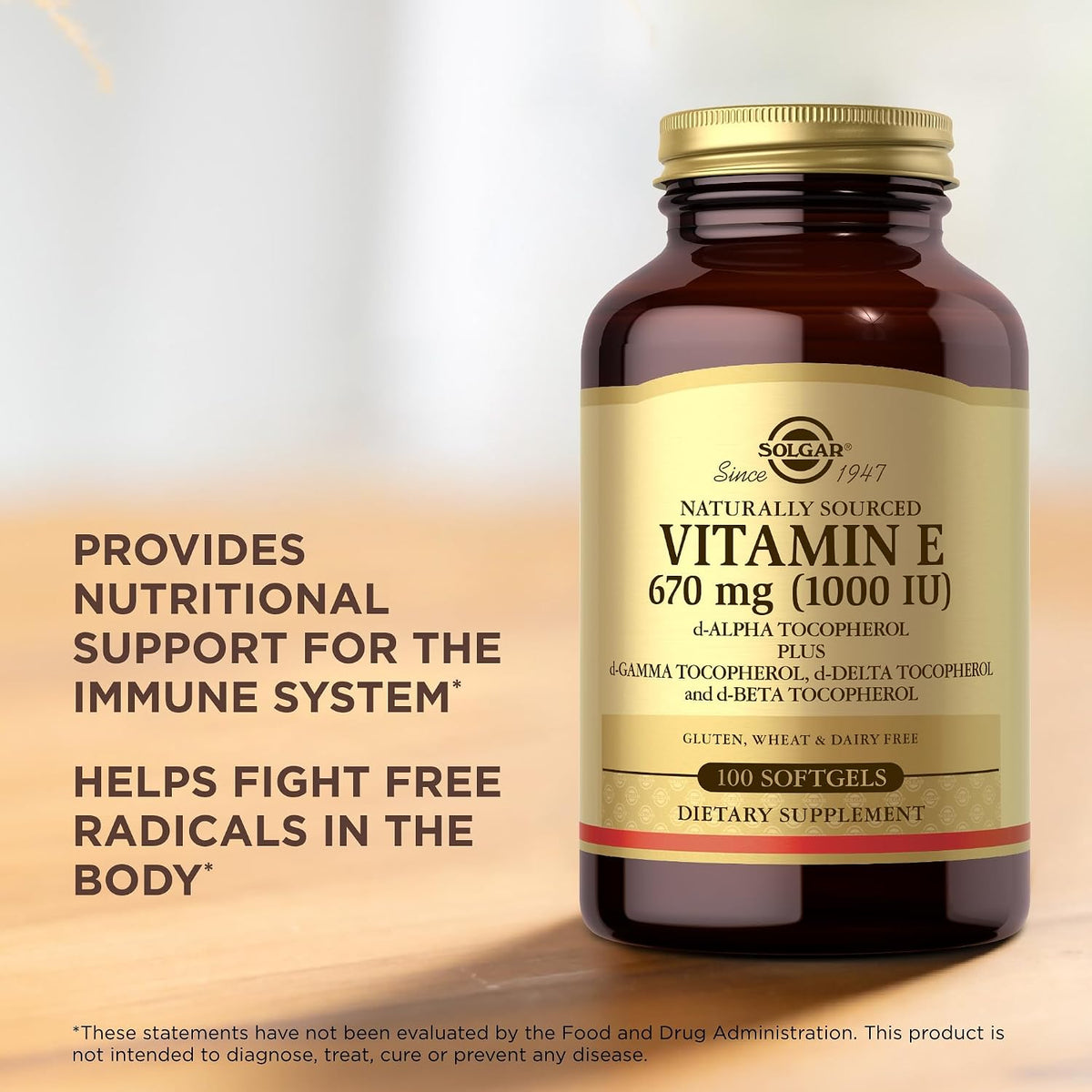 Solgar Vitamina E 670 mg (1000 UI) - 100 – Dosificación: Elija una dosis adecuada a sus necesidades. Para un – Image 5
