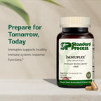 Standard Process Immuplex - 150 Capsules, Daily Immune Support with Folate, Iron, Vitamin C and Vitamin A