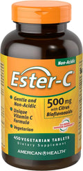 Ester-Vitamina C con Bioflavonoides Cítricos 500 mg - 450 Comprimidos Vegetales