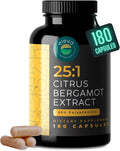 Citrus Bergamot Extract 1000mg – 180 Cápsulas – Eleva Nutrition