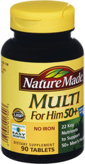 Nature Made Multi For Him 50+ | 90 Tablets