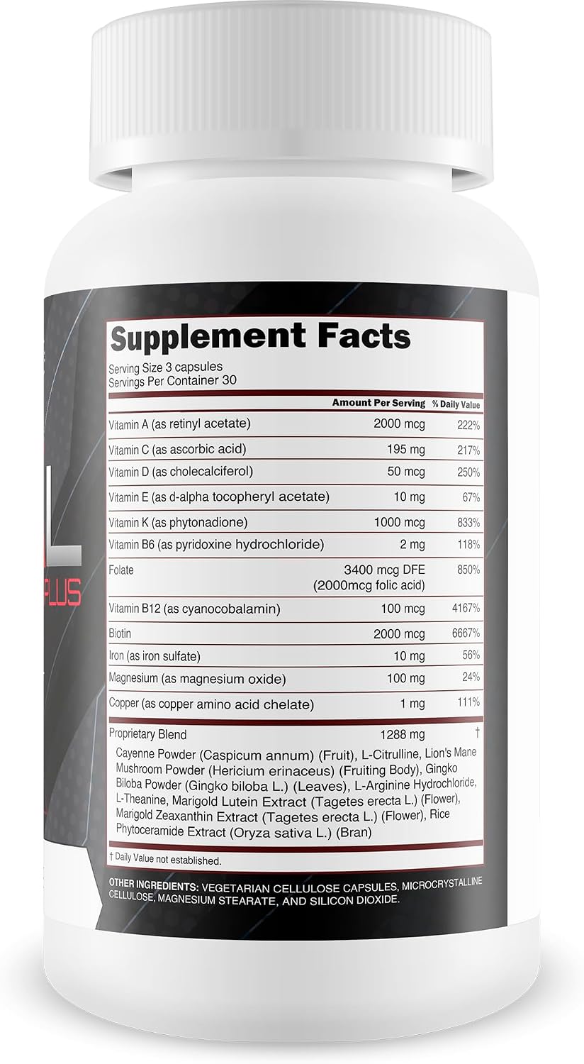 Blood Flow Vital Pro Plus - Fórmula Mejorada - Suplemento de Circulación para Hombres