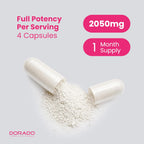 Myo-Inositol & D-Chiro Inositol 40:1 para Mujer - 120 Cápsulas, 2050 mg por Dosis