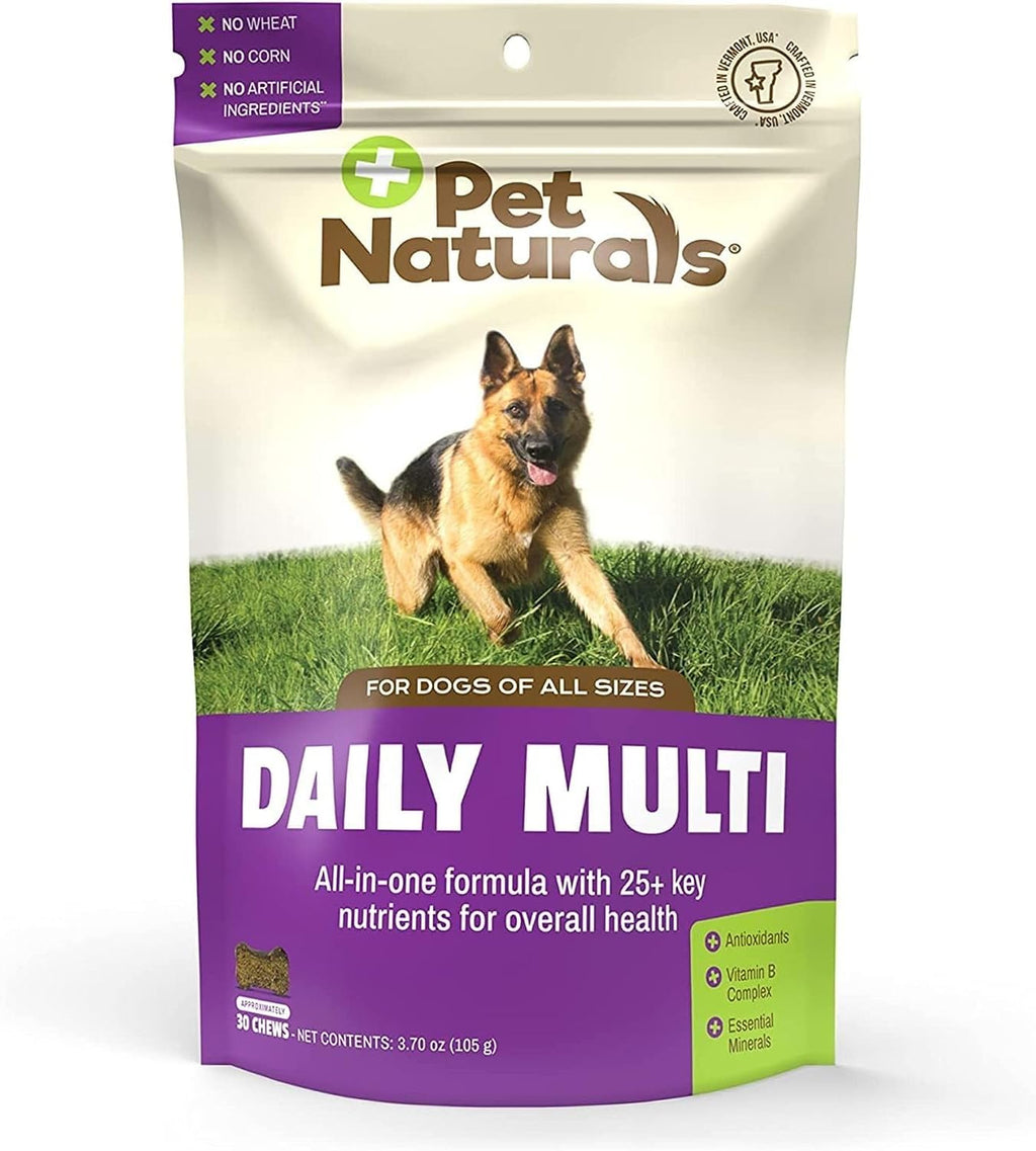 Pet Naturals Multivitamínico Diario para Perros, Sabor Vegetal, 30 Chews