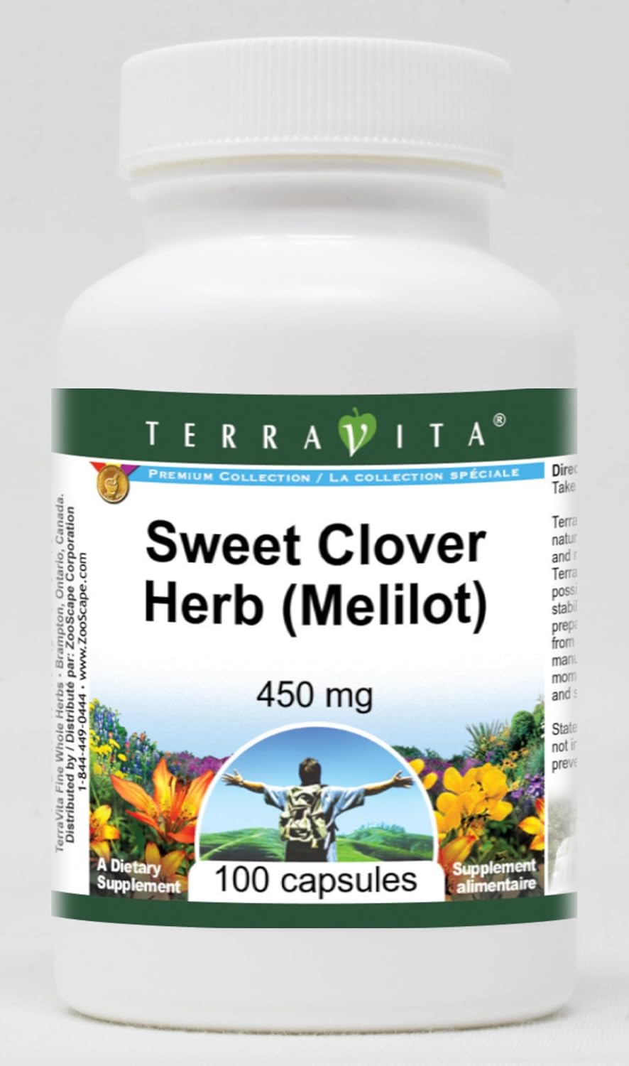 Trébol de olor (Melilot) - 450 mg (100 Cápsulas) - Pack de 3