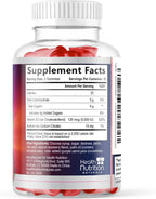 Health Nutrition Naturals Gomitas de Vitamina D3 5000 IU (125 mcg) - Sabor Frambuesa - 60 Gomitas