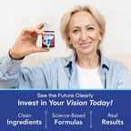 VisiUltra Suplemento para la salud ocular – 14 nutrientes esenciales para visión clara, protección contra luz azul y bienestar ocular. 60 cápsulas.