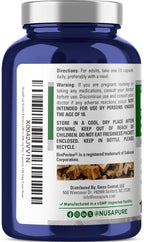 NusaPure Cápsulas de Raíz de Kudzu - 200 mg - 120 Cápsulas Vegetales (No OGM, Vegano)