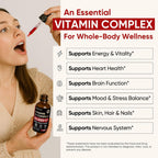 Venture Pal Complejo B en Gotas Líquidas con Metilcobalamina, Folato, Vitaminas B1-B7, Vitamina C, Colina e Inositol