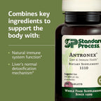 Standard Process Antronex - Liver Health Supplement - Gluten-Free, Dairy-Free, Soy-Free - 180 Tablets