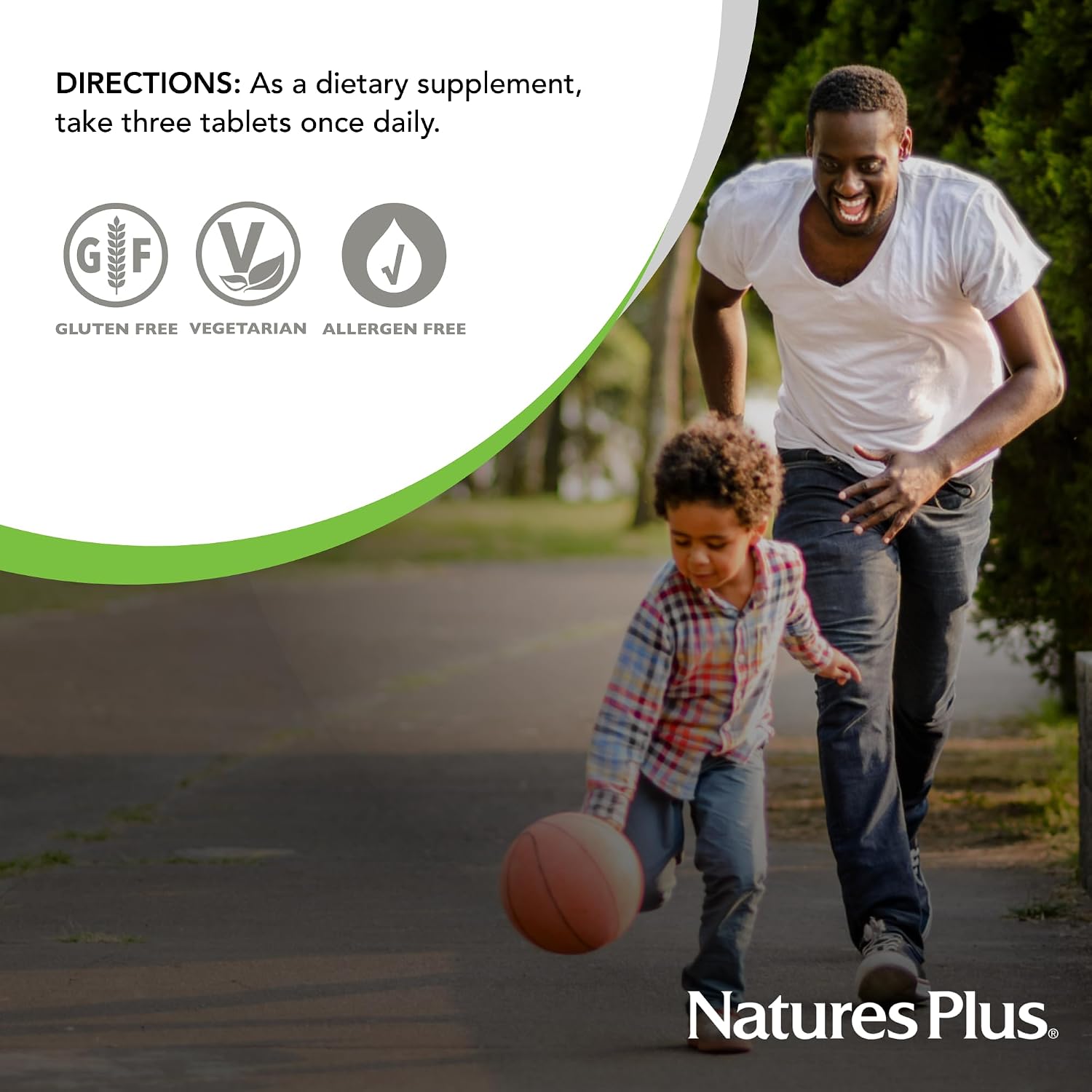 NaturesPlus Source of Life GOLD Multivitamínico - 180 Comprimidos - Con Vitaminas D3, B12 y K2 - Apoyo para Sangre, Huesos e Inmunidad - Vegetariano y Sin Gluten - 60 Porciones
