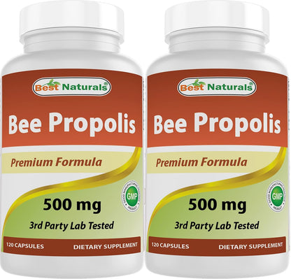 Best Naturals Propóleo de Abeja 500 mg, 120 Cápsulas – Image 9
